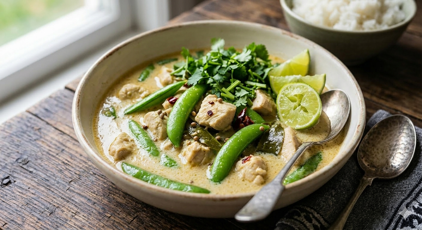 Thai Green Chicken Curry (Quick)